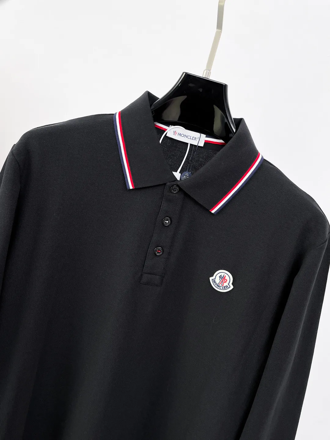 MONCLER New Arrival Polo Same Style 260 ， Factory New Arrival Versatile : Black White Royal Blue Gray Size：S-XXL